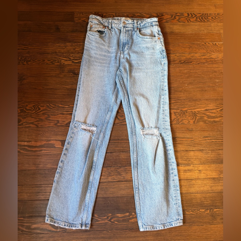 Rails The Culver Slim Straight Distressed Jeans